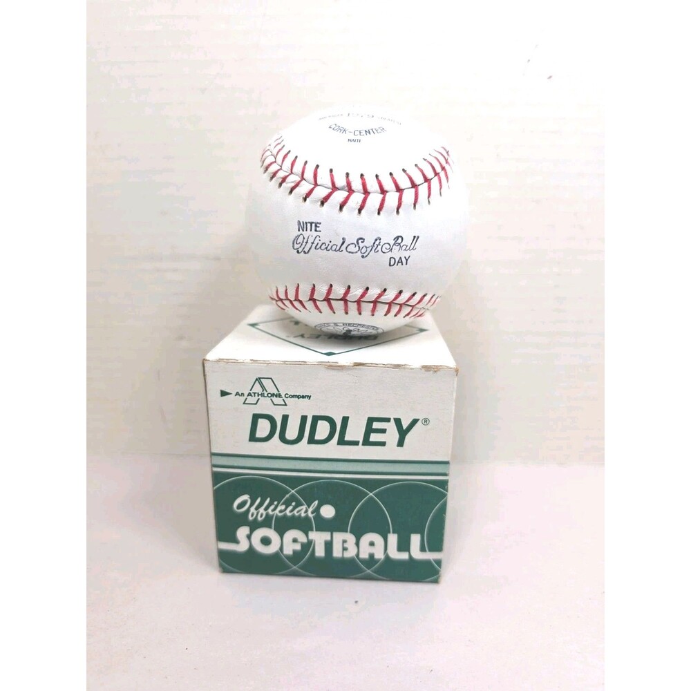 Dudley Official Nite Softball New Open Box, Vintage 1979 City Of Syracuse